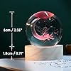 IFOLAINA Fairy Gifts for Women Mum Mothers Day Gift 3D Crystal Ball Fairy Glass Fairies Present for Mom Girl Ornament #1