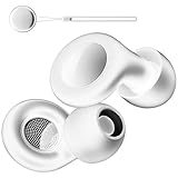 Ohrstöpsel zur Geräuschreduzierung, wiederverwendbar, Silikon, mit Etui für Studium, Gehörschutz, Geräuschunterdrückung, Ohrstöpsel