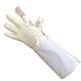 BDXZJ Fechthandschuhe Erwachsene und Kinder Fechtausrüstung Handschuhfolie Degenschwerthandschuhe Trainingshandschuhe für Das Fechten, Säbel- und Degen-Training Left,M