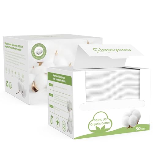 Classycoo �g���̂ăt�F�C�X�^�I�� XL 2���p�b�N ��100% �q�����p �\�t�g �t�F�C�V�����^�I�����C�v �N���[�� �^�I�� ���L�A���C�N�A�b�v�����[�o�[�N���X �n���h�h���C���C�v�p 12 x 10�C���`