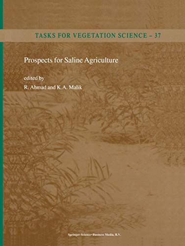 Prospects for Saline Agriculture (Tasks for Vegetation Science)
