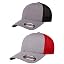 2pk Heather/Black & Heather/Red