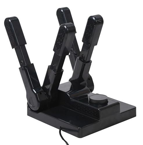 AIWOTOWOW Portable Electric Shoe Glove Boot Dryer Warmer with Folding and Drying Rack