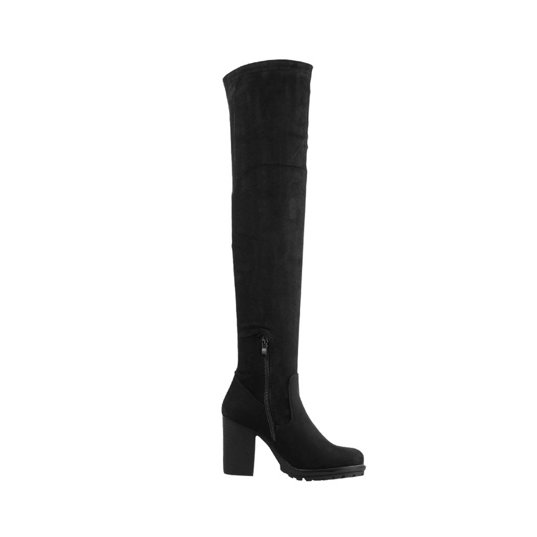 Elara Bottes Femme à Talons Hauts Chunkyrayan