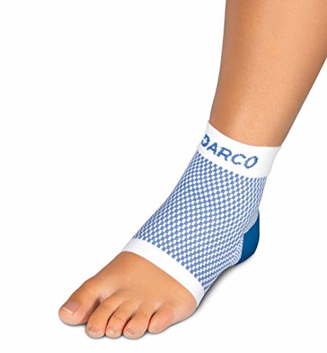 Darco FS6 DSC Plantar Fasciitis Sleeve Zoned Compression Sock, Size L (Men 10-13, Women 11+).