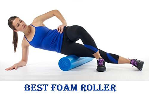 Image of Inditradition Grid Solid Form Roller For Exercise (Blue) - 12 Inch