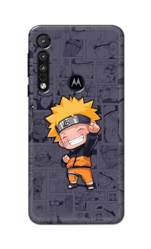 Image of Plastic Printfidaa Printed Hard Back Cover Case For Motorola One Macro Back Cover (Famous Anime Cartoon Character) -112, Grey