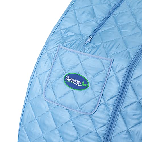 Image of Durasage Portable Personal Steam Sauna for Home - Foldable Full Body Spa Tent with 800W Steam Generator, 60-Min Timer, Chair Included for Relaxation & Wellness