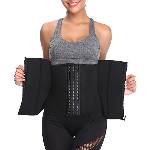 UOKNICE SEXY Women Underbust Zipper Buckle Sport Girdle Waist Trainer Corsets Body Shaper
