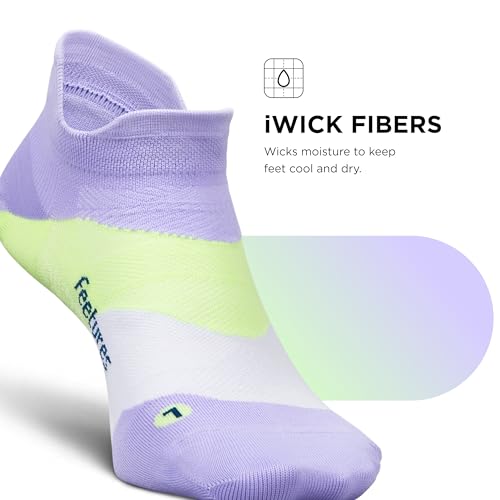 Image of Feetures Elite Light Cushion Mini Crew Sock - Sport Sock with Targeted Compression