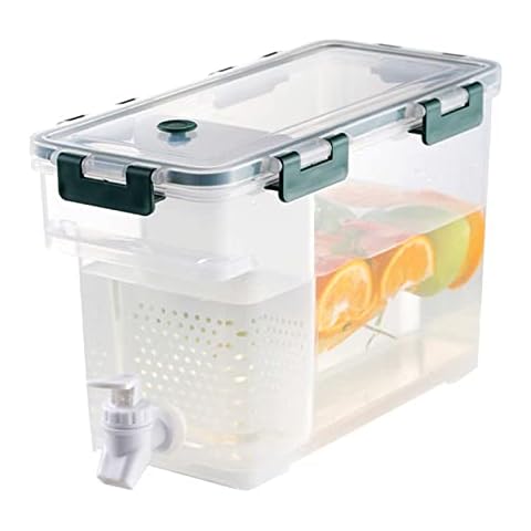 JFBUCF Dispensador de bebidas de plástico con grifo y filtro Cover