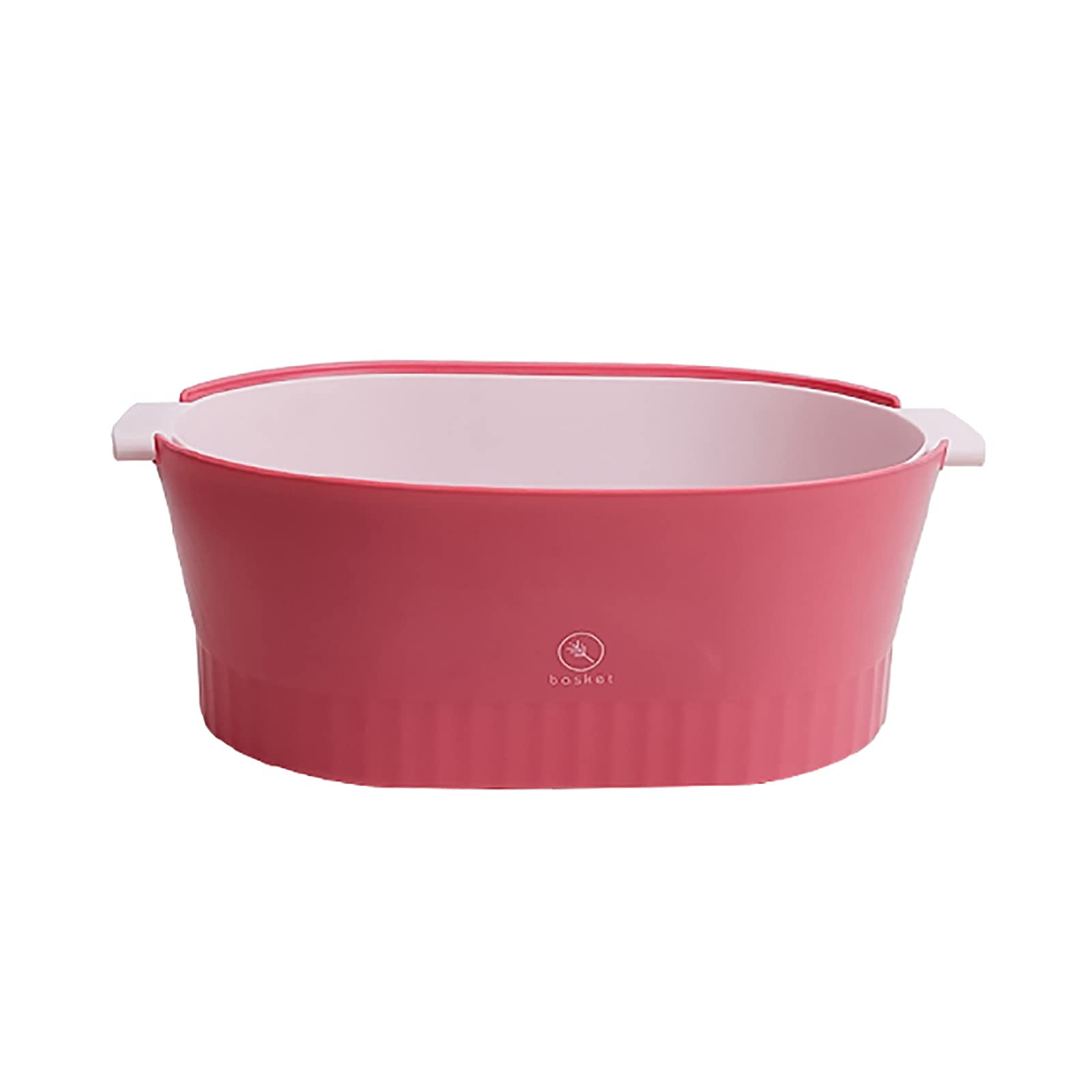 Passoire de cuisine plastique rouge grand format pour égouttage grand volume et salade