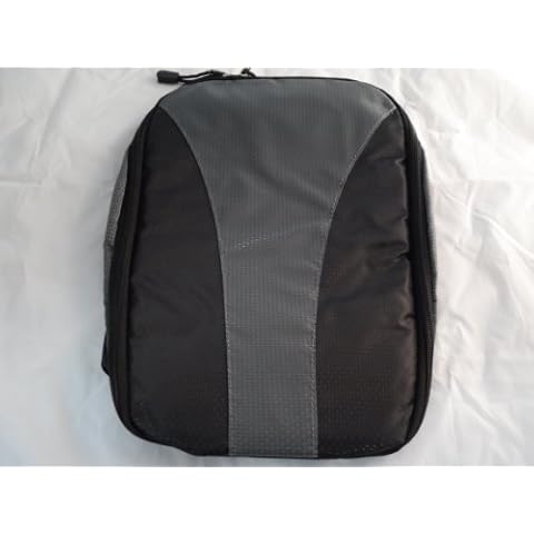 RJ Sports Vented Full Zip Golf Shoe Bag Silver/Black Cover