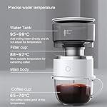 Wdbild Portable Small Drip Coffee Maker Automatic Hand Brewing Machine Drip Coffee Machine Suitable For Travel And Home Use - Image 3