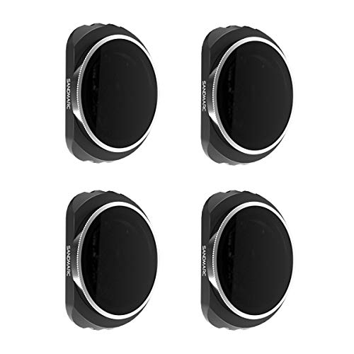 SANDMARC Pro Filters for DJI Osmo Pocket - ND4/PL, ND8/PL, ND16/PL, ND32/PL Filter Set (4-Pack)