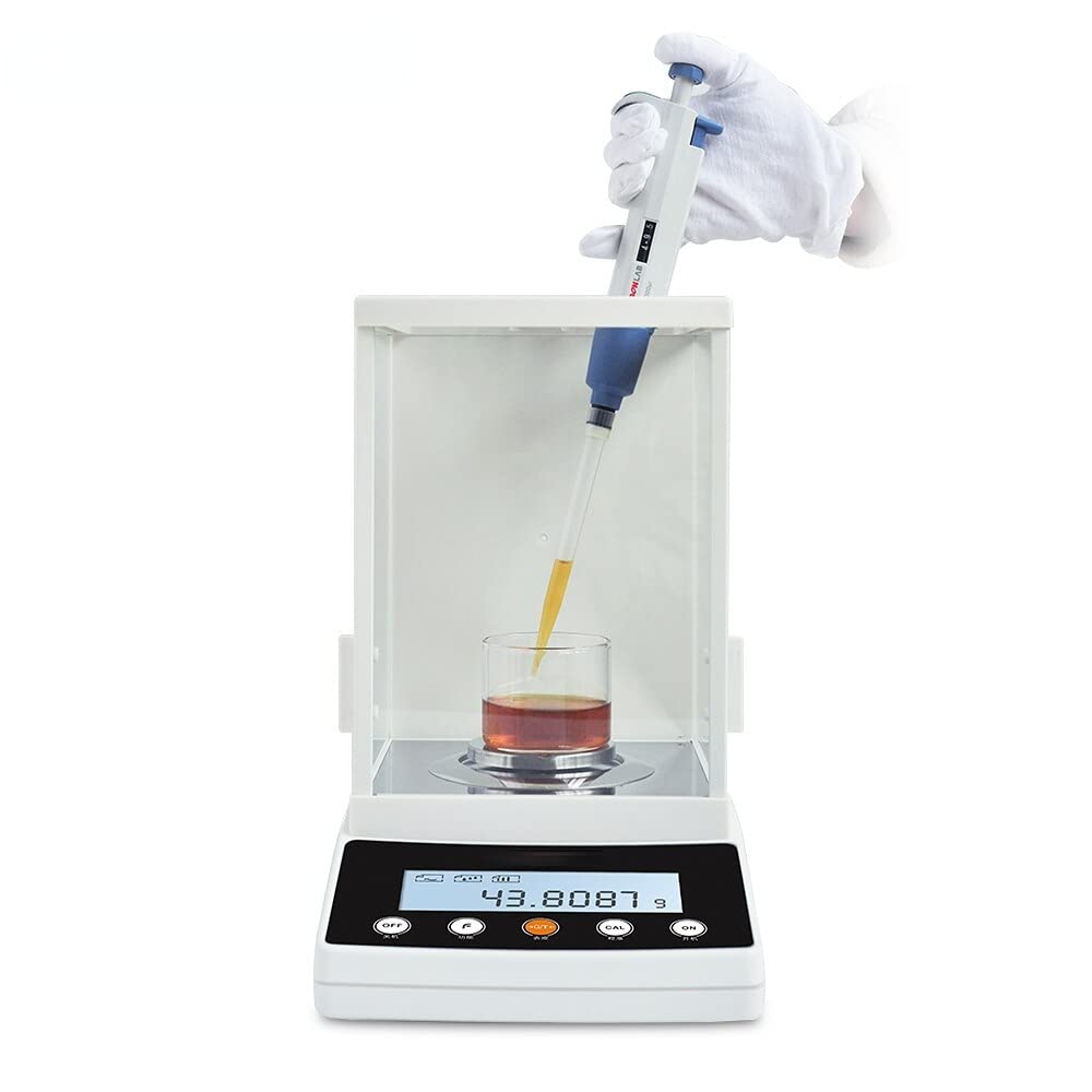 YNIYUJKL Fa2104N 210G 0.0001G Readability 0.1Mg Resolution Analytical Lab Balance, Magnetic Sensor, Adjustable ResponsegaoJIN1665