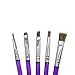 AK ART KITCHENWARE Sugar Cookie Brushes Set Gum Paste Flower Tools Fondant Cake Decorating Supplies Bakeware Kitchen Utensil Bakery Tools (Set of 5pcs)