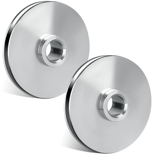 Garage Door Parts Opener Pulley 144C56, Aluminum Metal Pulley Compatible with Chamberlain, LiftMaster, Craftsman Opener Models - Replacement Cable Chain Drive Pulley Assembly for 1/2 & 1/3 HP Openers