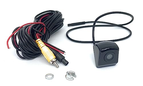 Image of Backup Camera, Waterproof IP68 Backup /Front View Camera, Car Rear View Camera Night Vision with Infrared LED, 170All-Round View, Reverse Camera for Cars, Trucks, RV, SUV, Van (Black)