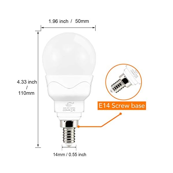 E14 Led Lampe 5W (ersetzt 40W ) RGBW mit Fernbedienung Warmweiß 2700K Ambiente RGB Farbwechsel Farbige Birne… – Bild 6
