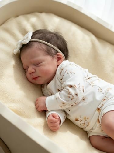 Muñeca bebé Reborn vinilo 18 pulgadas niña realista miniatura 7