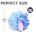 20 Pack Mini Shower Loofah Bath Sponge 20G, Soft Travel Size Nylon Mesh Puff for Body Wash, Loofah Shower Exfoliating Scrubber Pouf for Women and Men, Full Cleanse, Beauty Bathing Accessories