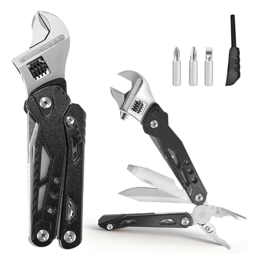 ETERNA 14-in-1 Multitool Adjustable Wrench Screwdrivers Knife EDC Tool