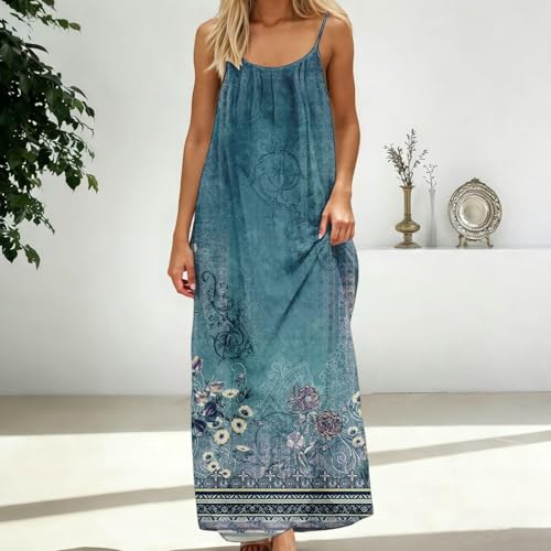 Image of HTHLVMD Backless Cami Dress Summer Dresses for Women 2026 Spaghetti Strap Dresses Womens Solid Color Backless Cami Dress