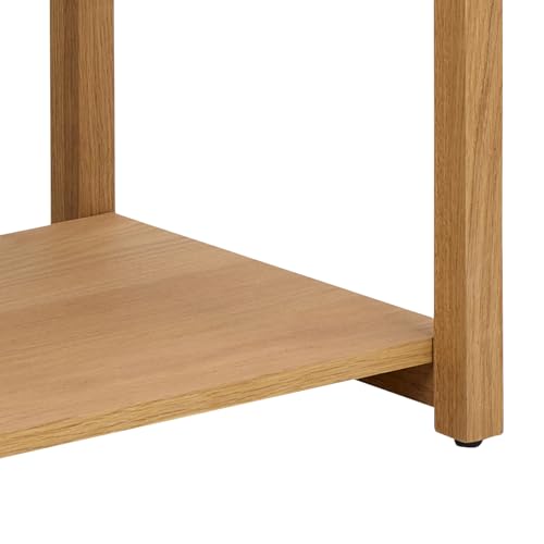Estantería rectangular de madera Lars con 3 baldas para almacenamiento de libros 8