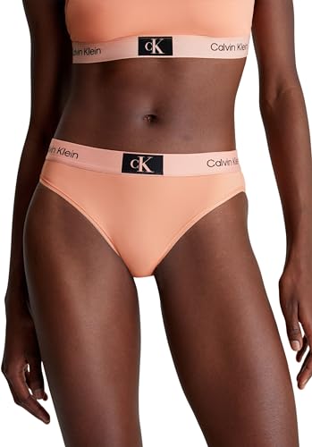 Calvin Klein Damen Slip Bikini Form Modern mit Stretch, Orange...