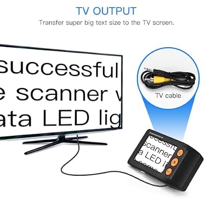 Eyoyo Portable Digital Video Magnifier Electronic Reading Aid 3.5 Inch LCD Screen for Low Vision 2x-25x Zoom Foldable Handle