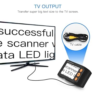 Eyoyo Portable Digital Video Magnifier Electronic Reading Aid 3.5 Inch LCD Screen for Low Vision 2x-25x Zoom Foldable Handle