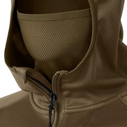 First Lite Men’s Origin Hoody - Lightweight Knit Fleece Insulated Camo Hunting Pullover, Thermal Mid Layer With Face Mask2