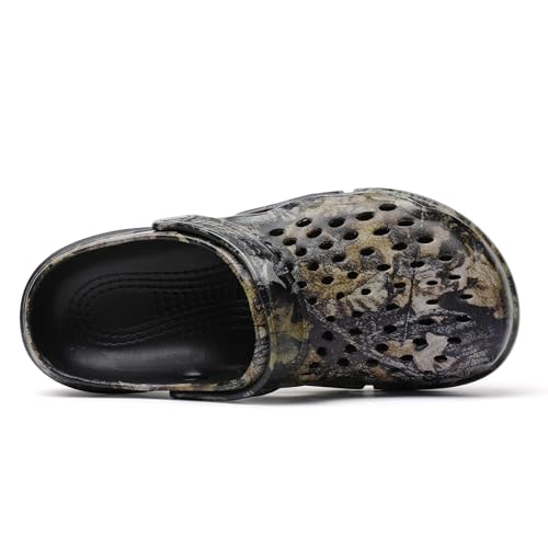 Image of CERYTHRINA Mens Garden Clogs Lightweight Breathable Slip on Sandals Fashions Pool Beach Shoes Non Slip Home Clogs Slippers