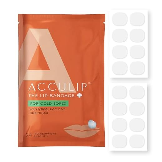 Acculip Cold Sore Patch Lysine Cold Sore Treatment for Lips, Lysine Lip