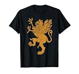 GRIFFIN SHIRT, Gold Eagle Lion Medieval Bird Welsh TShirt
