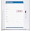CKB Ltd® WEEK PLANNER Magnetisch Fridge Board met Marker Dages Schaalverwijderaar, reiniger wekelijkse planner…