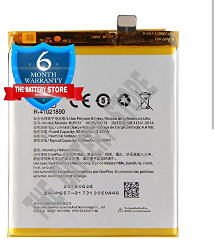 Image of THE BATTERY STORE Original BLP657 Battery for OnePlus 6-3300mAh Battery with 6 Month Warranty**** (PP296)