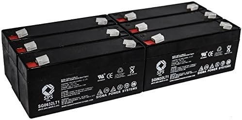 SPS Brand 6V 3.2Ah (Termina LT1) Replacement Battery for Digitron Scales 1120A (6 Pack)