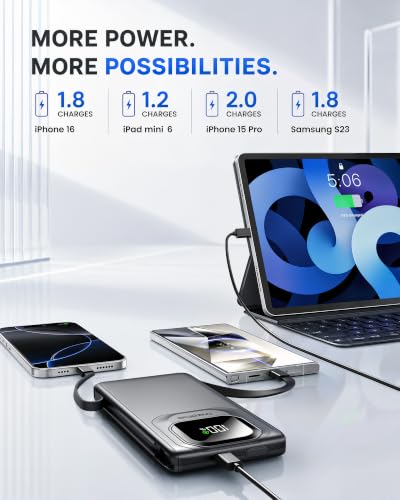 FlyKangaroo Portable Charger 10000mAh 22.5W Fast Charging Power Bank - image 5