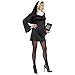 WIDMANN 07543 Women's Costume Nun, Black, L