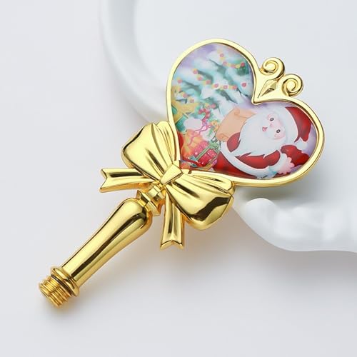 Mango de metal reemplazable para sellos de lacre navideños duraderos 6