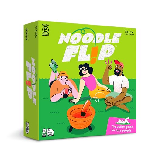 Noodle Flip | The No-Sweat Action Game | Outdoor Summer Game for 2+ Players | Perfect for BBQs Festivals & Garden Parties | Kids & Adults | Age 8+ | Big Potato