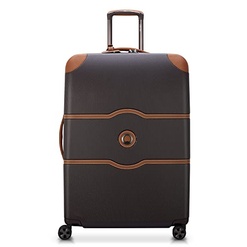 Image of DELSEY PARIS Chatelet AIR 2.0 76 CM Large Check -in Polycarbonate 8 Spinner Wheels Global Warranty 10 Years Hardside Trolley Bag /Suitcase /Lugguage /Anti-Scratch /Zip SECURITECH 2-Brown