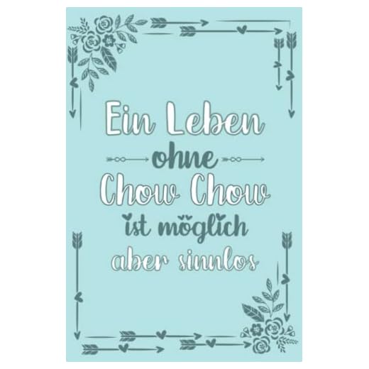 Chow-Chow: Hund Notizbuch | 75 leere linierte Seiten | Geschenk Chow-Chow|A5 6x9 Format (15,24 x 22,86 cm)