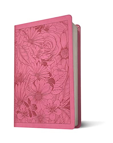 Holy Bible: New Living Translation, Garden Pink, Leatherlike, Premium Value Thinline, Filament Bible App – vue 5