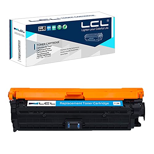 LCL Remanufactured Toner Cartridge Replacement for HP 307A CE741A CP5225 CP5225n CP5225dn (1-Pack Cyan)