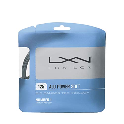Luxilon Big Banger Alu Power Soft 16 Gauge - 125 Polyester (Poly) Tennis Racquet String 2-Pack (2 Sets Per Order) #TOP16