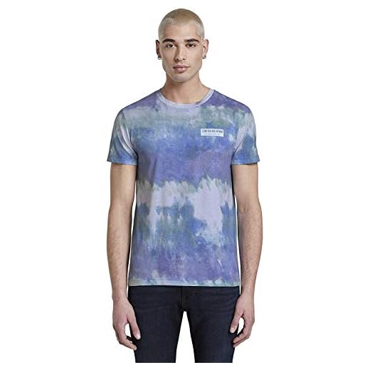 TOM TAILOR Denim Herr Allover Batik t-shirt