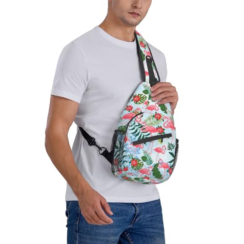 Image of Sling Backpack For Men Hiking Daypack Crossbody Shoulder Bag Travel Chest Pack | Hiking